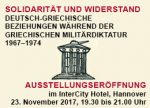 Ausstellungseröffnung, 23. November 2017 19:30 bis 21:00 Uhr, Hannover