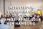 Veränderungen im Vorstand der Vereinigung vom 21. April 2018 in Hamburg
