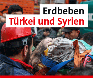 Spendenaufruf zugunsten der Opfer des Erbebens in der Türkei und in Syrien
